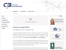 Tablet Screenshot of cargo-brokers.com